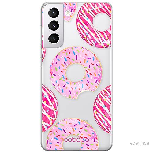 ERT GROUP mobiltelefonfodral för Samsung S21 originalt och officiellt licensierat Babaco mönster Donut 002 optimalt anpassad till formen på mobiltelefonen, gedeeltelijk transparant 5903932295245