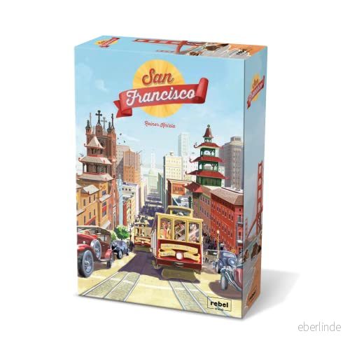 Asmodee San Francisco, brädspel, italiensk utgåva, 8154 3558380097327