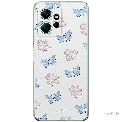ERT GROUP mobiltelefonfodral för Xiaomi REDMI NOTE 12 4G originalt och officiellt licensierat Babaco mönster Flowers 043 optimalt anpassad till formen på mobiltelefonen, fodral tillverkad av TPU plast 5905511947217