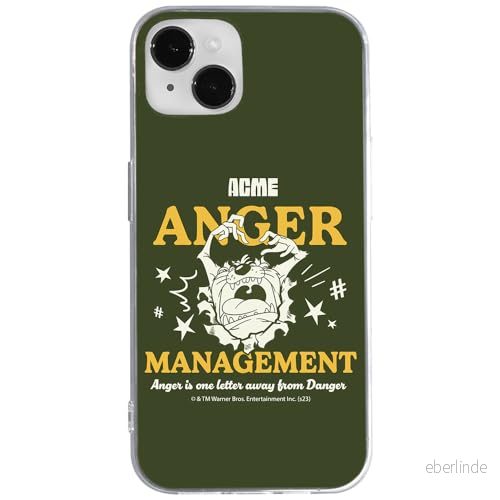 ERT GROUP mobiltelefonfodral för Iphone 14 PLUS originalt och officiellt licensierat Looney Tunes mönster Tasmanian 006 anpassad till formen på mobiltelefonen, fodral tillverkad av TPU plast 5905795135256