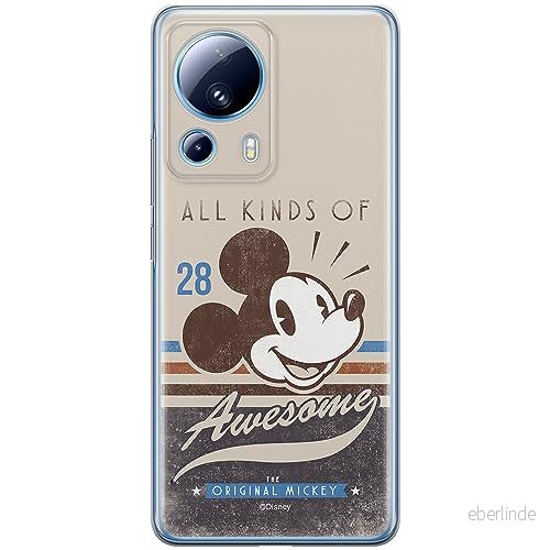 ERT GROUP mobiltelefonfodral för Xiaomi 13 LITE/CIVI 2 originalt och officiellt licensierat Disney mönster Mickey 009 optimalt anpassad till formen på mobiltelefonen, fodral tillverkad av TPU plast 5905511916794