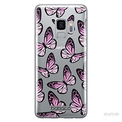 ERT GROUP mobiltelefonfodral för Samsung S9 originalt och officiellt licensierat Babaco mönster Butterflies 002 optimalt anpassad till formen på mobiltelefonen, gedeeltelijk transparant 5904805731693