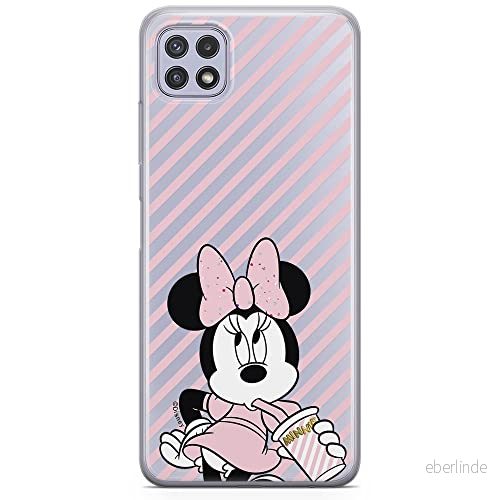 ERT GROUP mobiltelefonfodral för Samsung A22 5G originalt och officiellt licensierat Disney mönster Minnie 017 optimalt anpassad till formen på mobiltelefonen, gedeeltelijk transparant 5903932803211