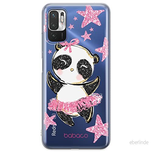 ERT GROUP mobiltelefonfodral för Xiaomi REDMI NOTE 10 5G / POCO M3 PRO originalt och officiellt licensierat Babaco mönster Panda 007 anpassad till formen på mobiltelefonen, gedeeltelijk transparant 5904805615887