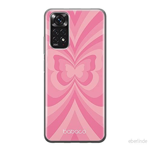 ERT GROUP mobiltelefonfodral för Xiaomi REDMI NOTE 11S 4G / 11 originalt och officiellt licensierat Babaco mönster Butterflies 001, fodral tillverkad av TPU plast 5905511565206