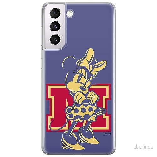 ERT GROUP mobiltelefonfodral för Samsung S21 originalt och officiellt licensierat Disney mönster Minnie 072 optimalt anpassad till formen på mobiltelefonen, fodral tillverkad av TPU plast 5905795023911