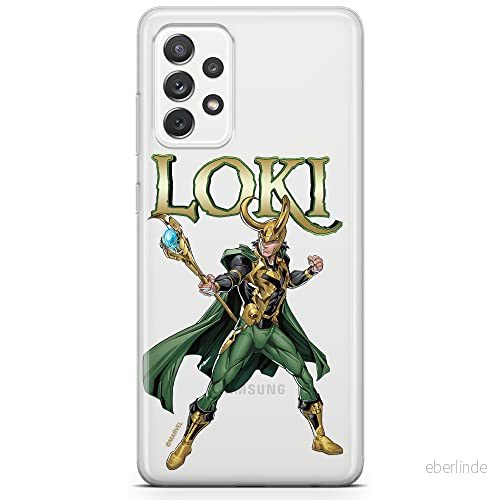 ERT GROUP mobiltelefonfodral för Samsung A53 5G originalt och officiellt licensierat Marvel mönster Loki 002 optimalt anpassad till formen på mobiltelefonen, gedeeltelijk transparant 5904805338069
