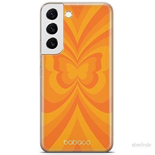 ERT GROUP mobiltelefonfodral för Samsung S22 PLUS originalt och officiellt licensierat Babaco mönster Butterflies 001 optimalt anpassad till formen på mobiltelefonen, fodral tillverkad av TPU plast 5904805730436