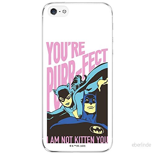 ERT GROUP mobiltelefonfodral för Iphone 5/5S/SE originalt och officiellt licensierat DC mönster Batman 067 optimalt anpassad till formen på mobiltelefonen, fodral tillverkad av TPU plast 5905131519283