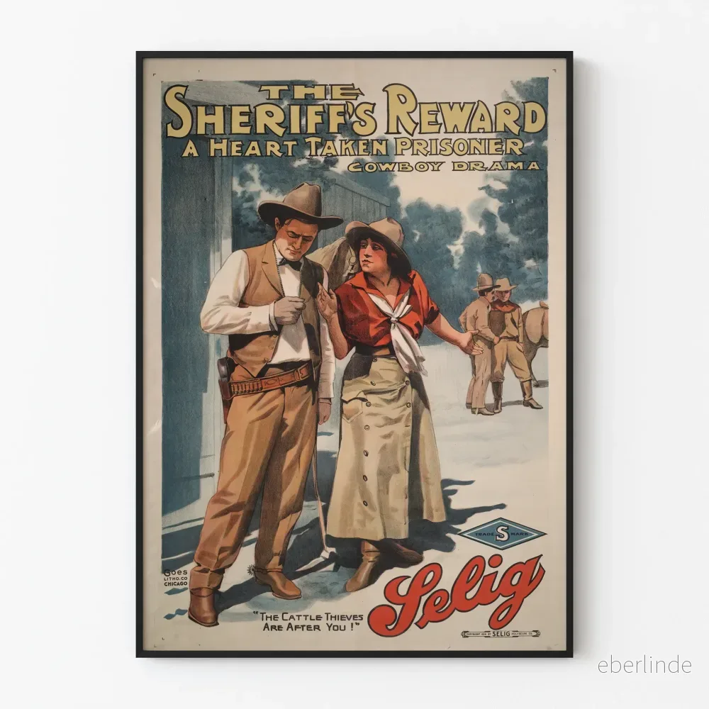 Vintage västernposter: Sheriffens belöning