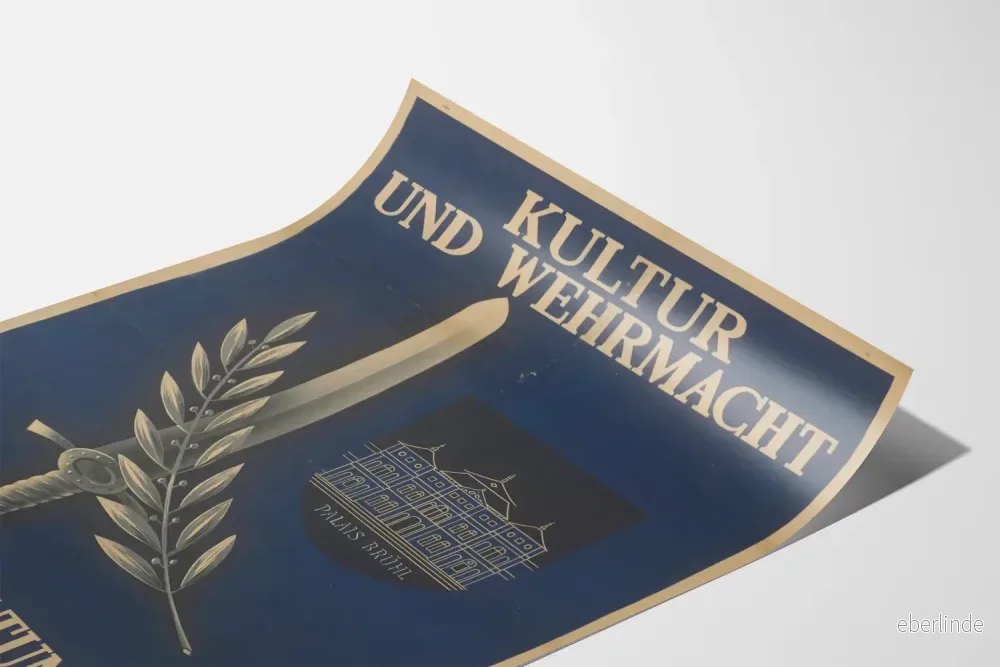 Vintage kultur- och Wehrmachtposter i Warszawa 1943 - Bild 3