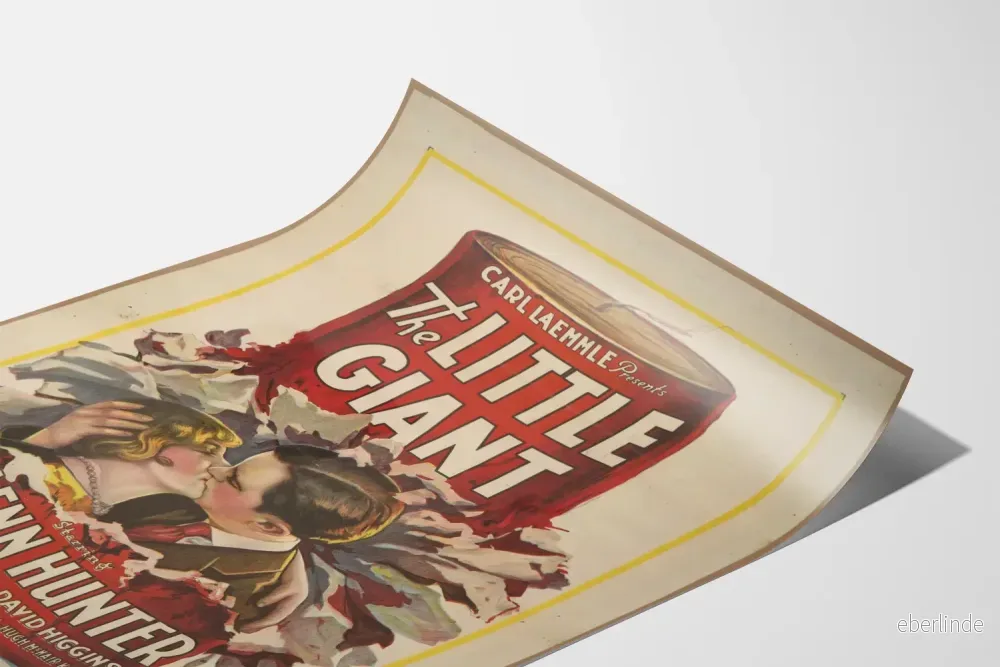 Vintageposter The Little Giant med Glenn Hunter och Edna Murphy - Bild 3