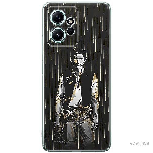 ERT GROUP mobiltelefonfodral för Xiaomi REDMI NOTE 12 4G originalt och officiellt licensierat Star Wars mönster Han Solo 002 anpassad till formen på mobiltelefonen, fodral tillverkad av TPU plast 5905511954963