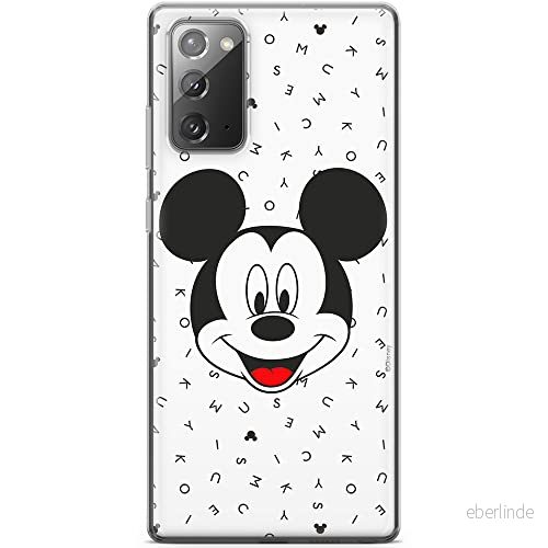 ERT GROUP mobiltelefonfodral för Samsung GALAXY NOTE 20 originalt och officiellt licensierat Disney mönster Mickey 020 optimalt anpassad till formen på mobiltelefonen, fodral tillverkad av TPU plast 5903040449493