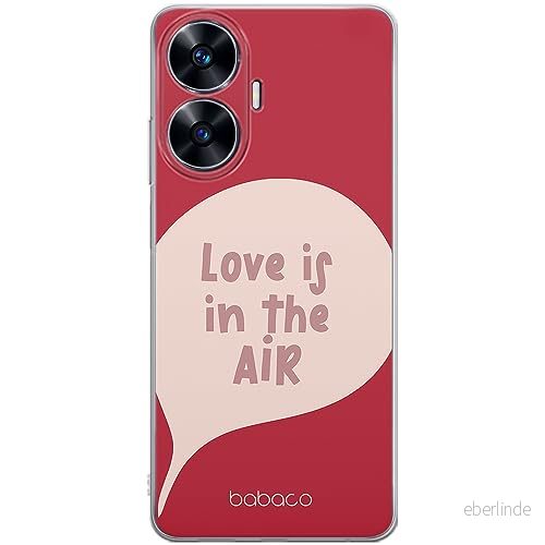 ERT GROUP mobiltelefonfodral för Realme C55 originalt och officiellt licensierat Babaco mönster Love is in the air 001 optimalt anpassad till formen på mobiltelefonen, fodral tillverkad av TPU plast 5905511865054