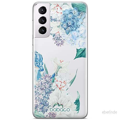 ERT GROUP mobiltelefonfodral för Samsung S21 PLUS originalt och officiellt licensierat Babaco mönster Flowers 027 optimalt anpassad till formen på mobiltelefonen, gedeeltelijk transparant 5905131264787
