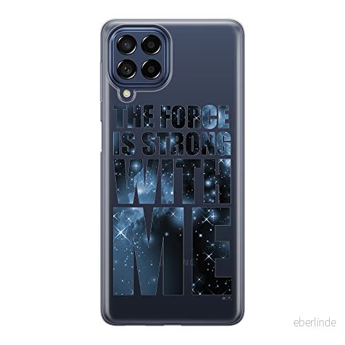 ERT GROUP mobiltelefonfodral för Samsung M53 5G originalt och officiellt licensierat Star Wars mönster 015 optimalt anpassad till formen på mobiltelefonen, gedeeltelijk transparant 5905511384555
