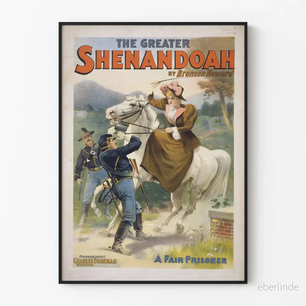 Vintageposter The Greater Shenandoah Bronson Howard