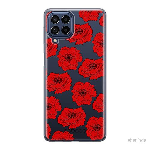 ERT GROUP mobiltelefonfodral för Samsung M33 5G originalt och officiellt licensierat Babaco mönster Flowers 018 optimalt anpassad till formen på mobiltelefonen, gedeeltelijk transparant 5905511349608