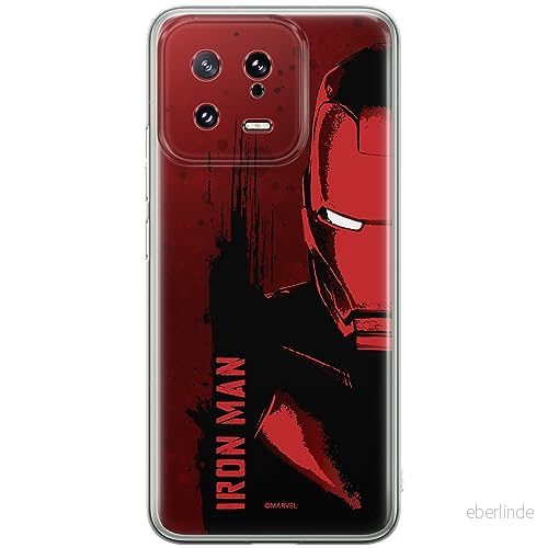 ERT GROUP mobiltelefonfodral för Xiaomi 13 originalt och officiellt licensierat Marvel mönster Iron Man 004 optimalt anpassad till formen på mobiltelefonen, fodral tillverkad av TPU plast 5905511898540