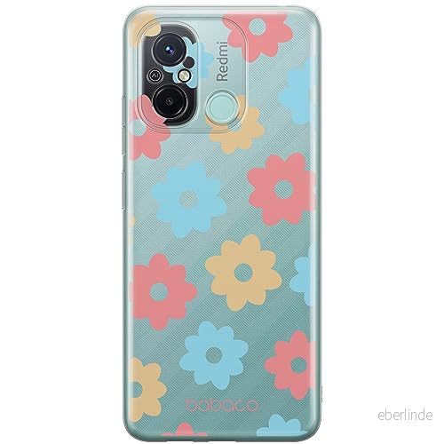 ERT GROUP mobiltelefonfodral för Xiaomi REDMI 12C/ 11A originalt och officiellt licensierat Babaco mönster Flowers 011 optimalt anpassad till formen på mobiltelefonen, gedeeltelijk transparant 5905511844035
