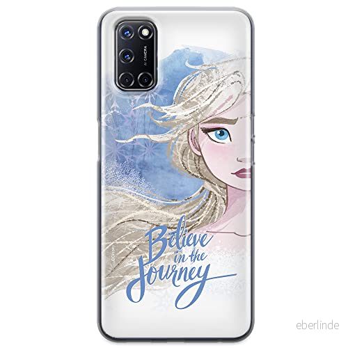 ERT GROUP mobiltelefonfodral för Oppo A92/ A72/ A52 originalt och officiellt licensierat Disney mönster Elsa 015 optimalt anpassad till formen på mobiltelefonen, fodral tillverkad av TPU plast 5903040208625