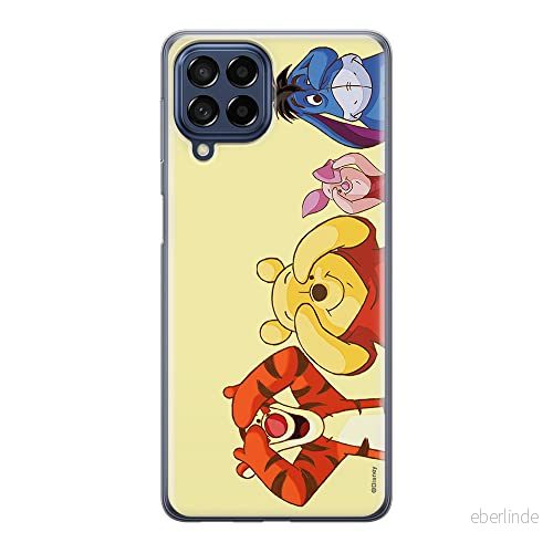 ERT GROUP mobiltelefonfodral för Samsung M53 5G originalt och officiellt licensierat Disney mönster Winnie the Pooh & Friends 036 anpassad till formen på mobiltelefonen, fodral tillverkad av TPU plast 5905511385729