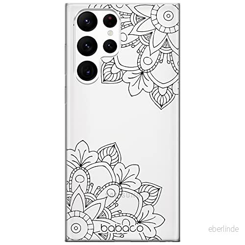 ERT GROUP mobiltelefonfodral för Samsung S22 ULTRA originalt och officiellt licensierat Babaco mönster Mandalas 007 optimalt anpassad till formen på mobiltelefonen, gedeeltelijk transparant 5904805843815