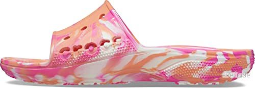 Crocs Unisex vuxen Baya II Slides Sandal (säsongsfärger), Papaya/Multi, 14 Women/12 Men 196265337958