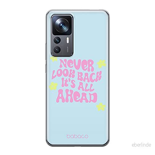 ERT GROUP mobiltelefonfodral för Xiaomi 12T/12T pro/K50 Ultra originalt och officiellt licensierat Babaco mönster Never look back 005, fodral tillverkad av TPU plast 5905511585778