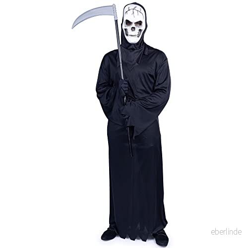 Dress Up America Grim Reaper kostym för rollspel Halloween inställd män vuxna dödsdräkt 786138805112