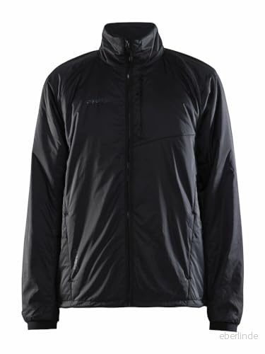 Craft CORE LIGHT PADDED JACKET lätt jacka herr M svart vadderad övergångsjacka med låg förpackningsstorlek vindjacka för män träningsjacka 7318573741231