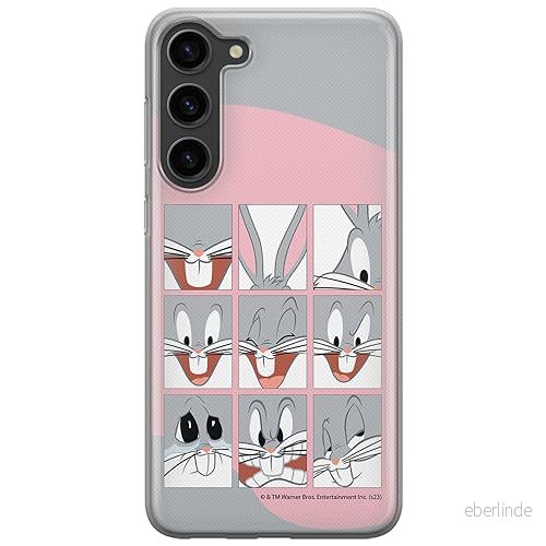 ERT GROUP mobiltelefonfodral för Samsung S23 originalt och officiellt licensierat Looney Tunes mönster Bugs 015 optimalt anpassad till formen på mobiltelefonen, fodral tillverkad av TPU plast 5905795078553