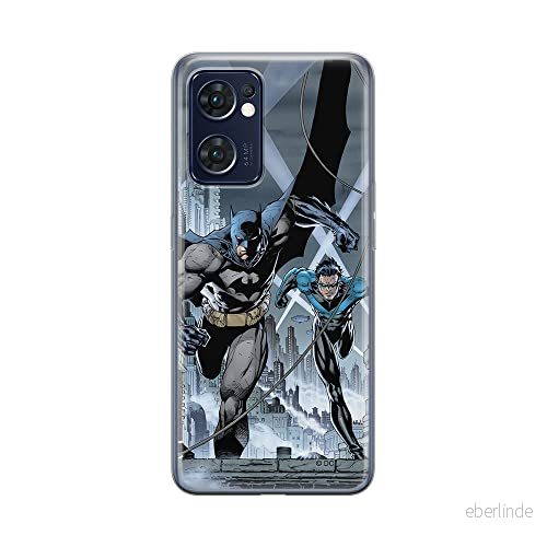 ERT GROUP mobiltelefonfodral för Oppo RENO 7 5G originalt och officiellt licensierat DC mönster Batman 007 optimalt anpassad till formen på mobiltelefonen, fodral tillverkad av TPU plast 5905511303648