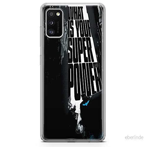 ERT GROUP mobiltelefonfodral för Samsung A41 originalt och officiellt licensierat DC mönster Batman 001 optimalt anpassad till formen på mobiltelefonen, fodral tillverkad av TPU plast 5903537532677