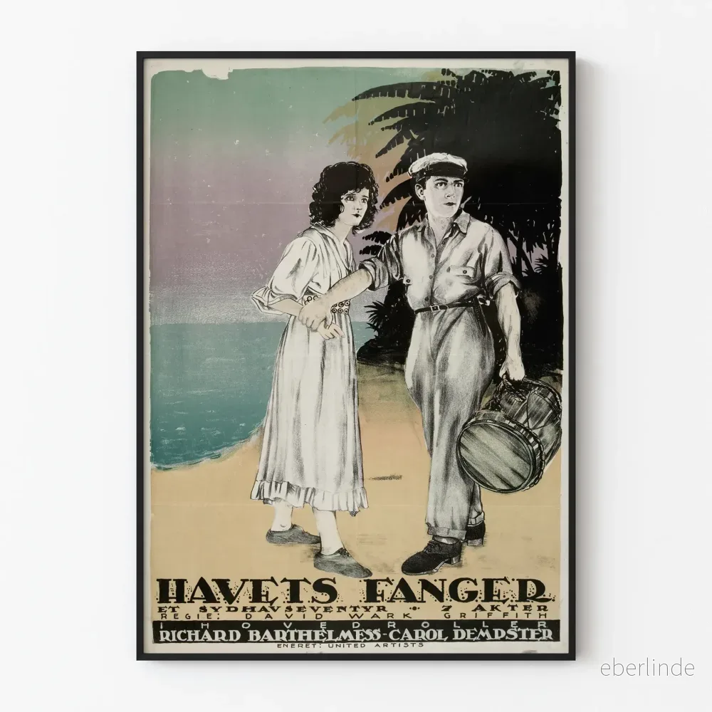 Vintageposter Havets Fångst Väggdekoration
