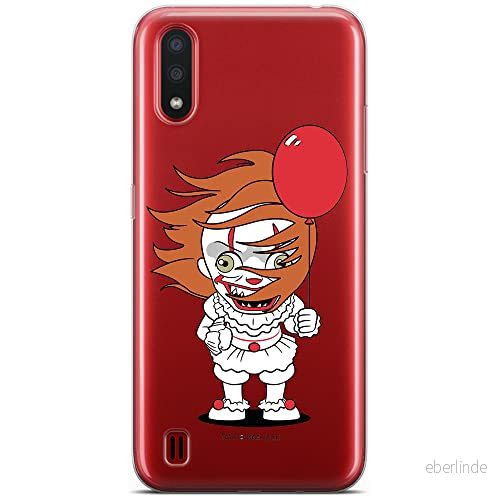 ERT GROUP mobiltelefonfodral för Samsung A01 originalt och officiellt licensierat Horror mönster It 005 optimalt anpassad till formen på mobiltelefonen, gedeeltelijk transparant 5905131954541
