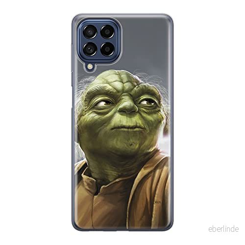 ERT GROUP mobiltelefonfodral för Samsung M53 5G originalt och officiellt licensierat Star Wars mönster Yoda 006 optimalt anpassad till formen på mobiltelefonen, fodral tillverkad av TPU plast 5905511395964