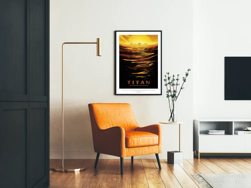 Dekorativ poster Titan - Universum och rymdforskning - Bild 2