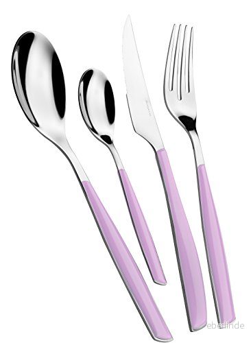 Bugatti GLLU 021G50 Bestick, Violett, Silver, 24 Stycken 8020178829786