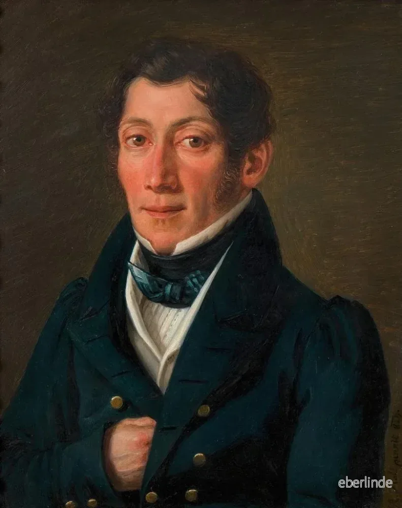 Målning Johann Sartory, teaterdirektör - Andreas Hall | Konsttryck - Bild 2