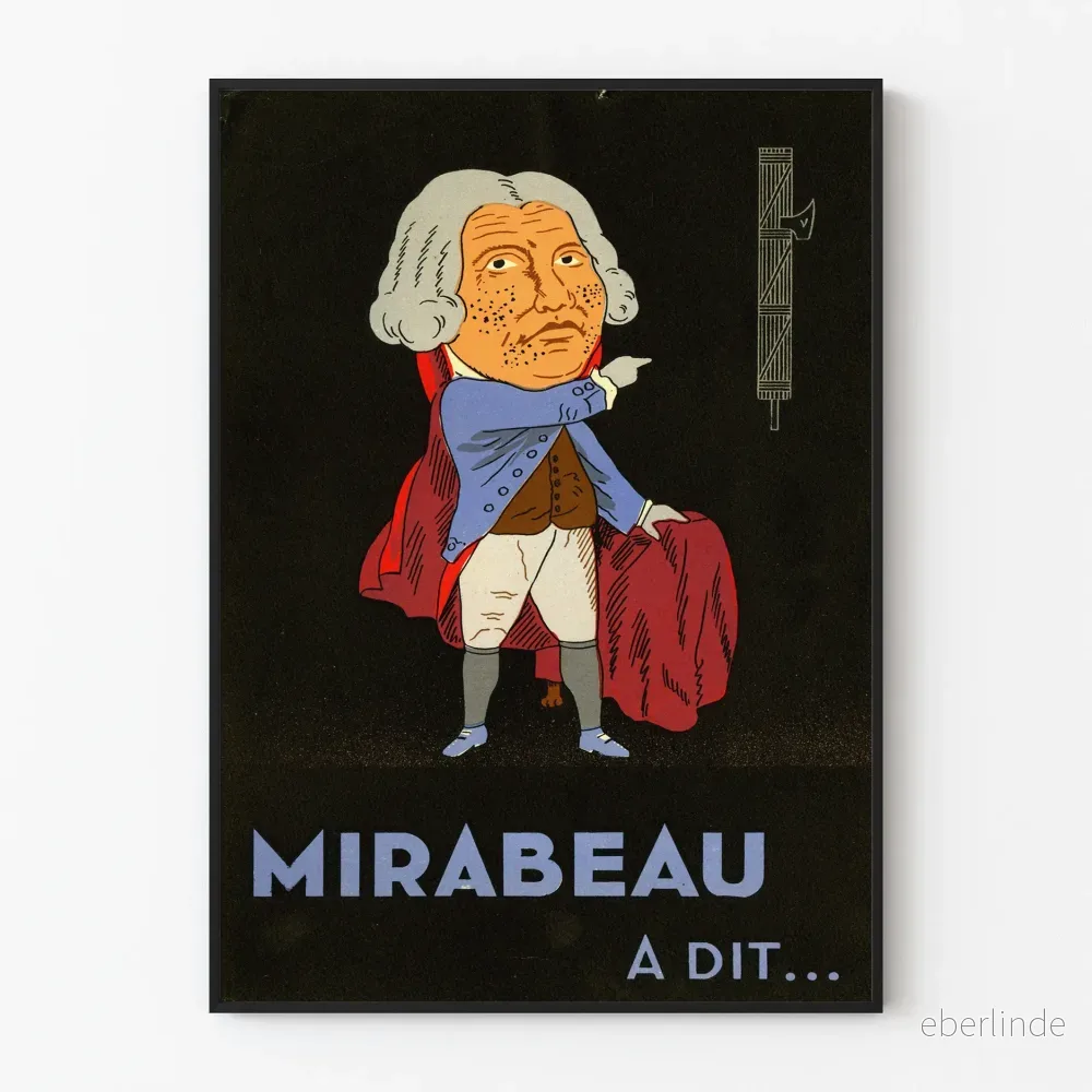 Vintageaffisch Mirabeau à Dit - Historisk väggdekoration