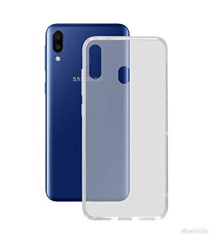BigBuy Tech S1903021 skyddsfodral för Samsung Galaxy M20 Flex TPU transparent flexibel 8427542990217
