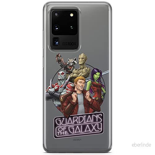 ERT GROUP Mobiltelefonskal för Samsung S20 Ultra original och officiellt licensierat Marvel mönster Guardians of The Galaxy 009 anpassad perfekt till mobiltelefonens form, delvis transparent 5903537499109