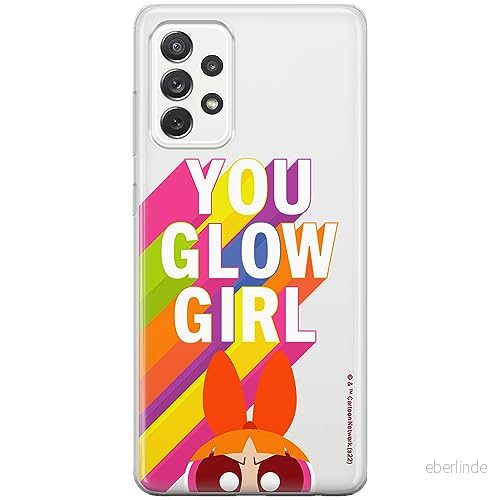 ERT GROUP mobiltelefonfodral för Samsung A73 5G originalt och officiellt licensierat The Powerpuff Girls mönster 042, gedeeltelijk transparant 5905511985011