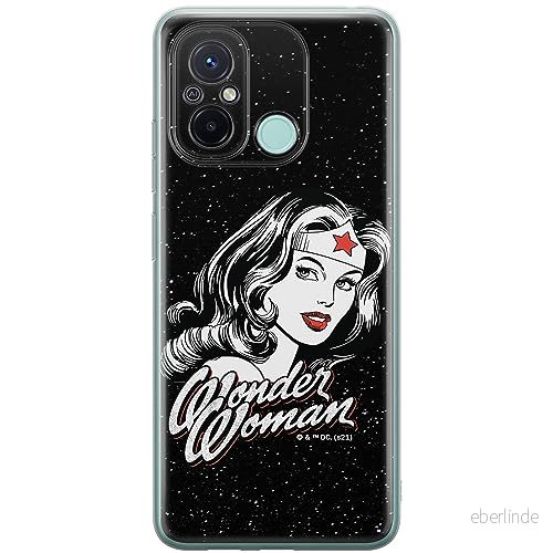 ERT GROUP mobiltelefonfodral för Xiaomi REDMI 12C/ 11A originalt och officiellt licensierat DC mönster Wonder Woman 023 anpassad till formen på mobiltelefonen, fodral tillverkad av TPU plast 5905511845223