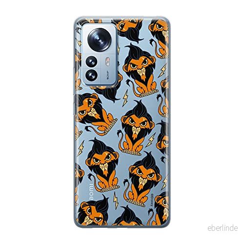 ERT GROUP mobiltelefonfodral för Xiaomi 12 PRO originalt och officiellt licensierat Disney mönster Scar 002 optimalt anpassad till formen på mobiltelefonen, gedeeltelijk transparant 5905511531959