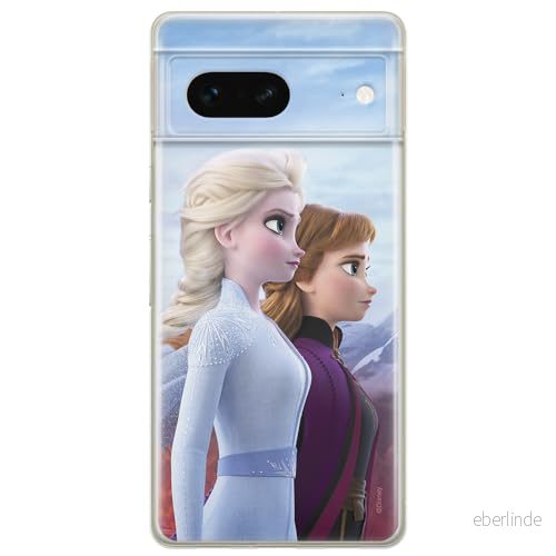 ERT GROUP mobiltelefonfodral för Google PIXEL 7 originalt och officiellt licensierat Disney mönster Frozen 007 optimalt anpassad till formen på mobiltelefonen, fodral tillverkad av TPU plast 5905795156725