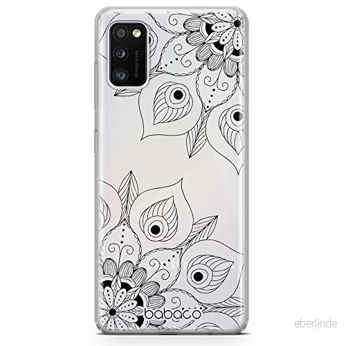 ERT GROUP mobiltelefonfodral för Samsung A41 originalt och officiellt licensierat Babaco mönster Mandalas 003 Vit optimalt anpassad till formen på mobiltelefonen, gedeeltelijk transparant 5904805823718