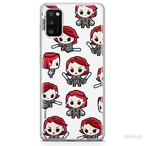 ERT GROUP mobiltelefonfodral för Samsung A41 originalt och officiellt licensierat Marvel mönster Black Widow 013 optimalt anpassad till formen på mobiltelefonen, fodral tillverkad av TPU plast 5904805236822